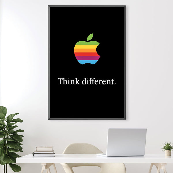 Think Different Canvas Art Clock Canvas