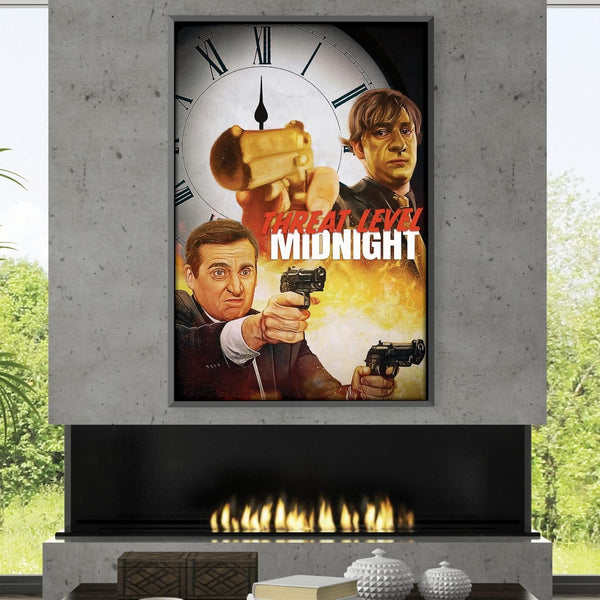 Threat Level Midnight Canvas Art Clock Canvas