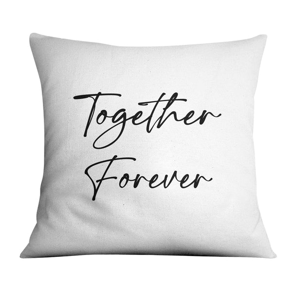 Together Forever A Cushion Cushion 45 x 45cm Clock Canvas