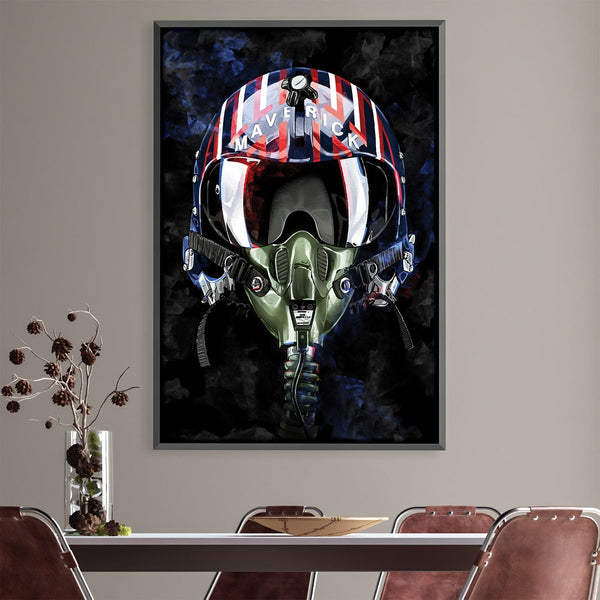 Top Gun Maverick Canvas Art 30 x 45cm / Unframed Canvas Print Clock Canvas