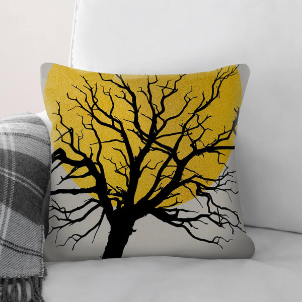 Tree Shadow C Cushion Cushion 45 x 45cm Clock Canvas