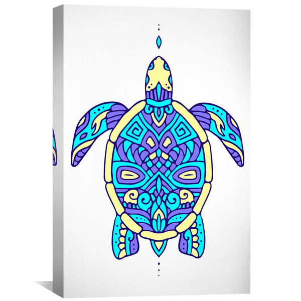 Turtle Canvas Art Clock Canvas