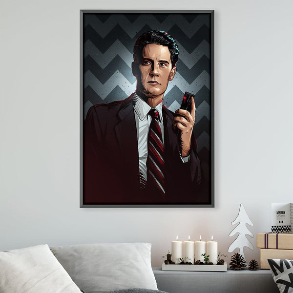 Twin Peaks Canvas Art 30 x 45cm / Unframed Canvas Print Clock Canvas