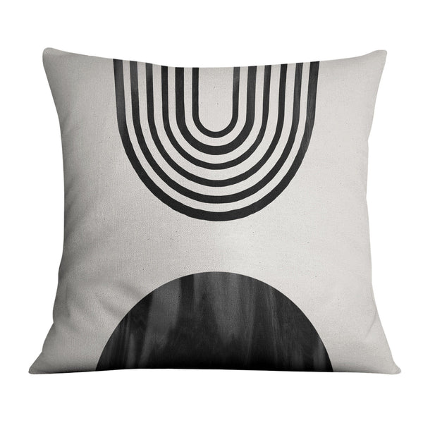 Unique Shapes B Cushion Cushion 45 x 45cm Clock Canvas