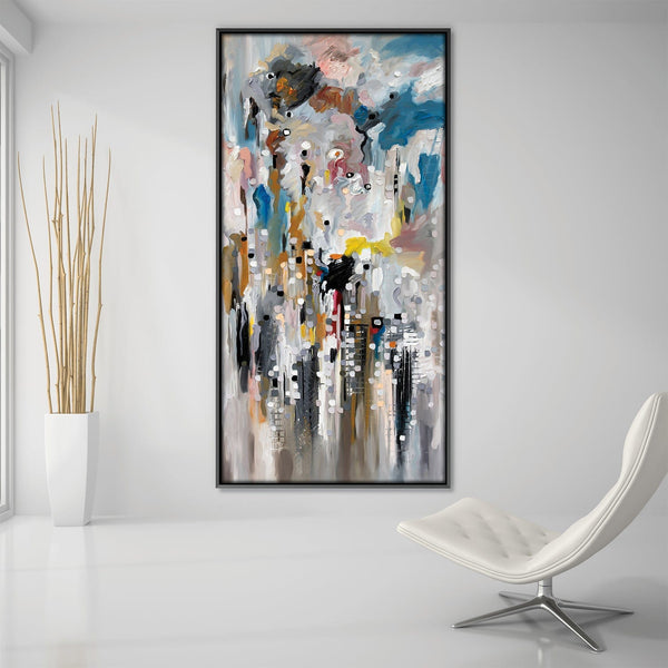 Untitled Canvas Art 50 x 25cm / Unframed Canvas Print Clock Canvas