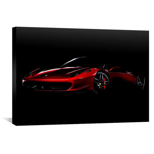 Unveiled Speed Canvas Art 45 x 30cm / Unframed Canvas Print Clock Canvas