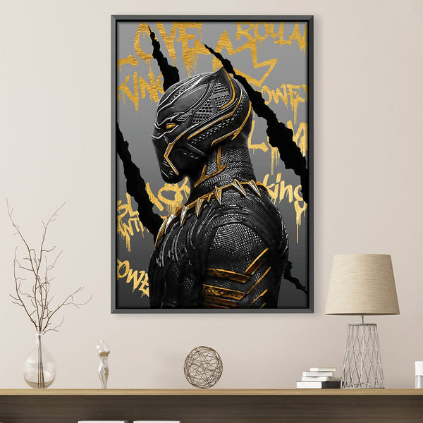 Wakanda Forever Canvas Art Clock Canvas