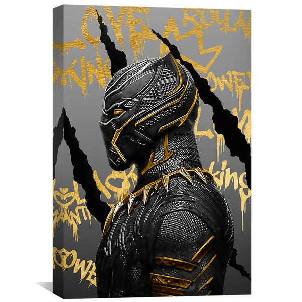 Wakanda Forever Canvas Art 30 x 45cm / Unframed Canvas Print Clock Canvas