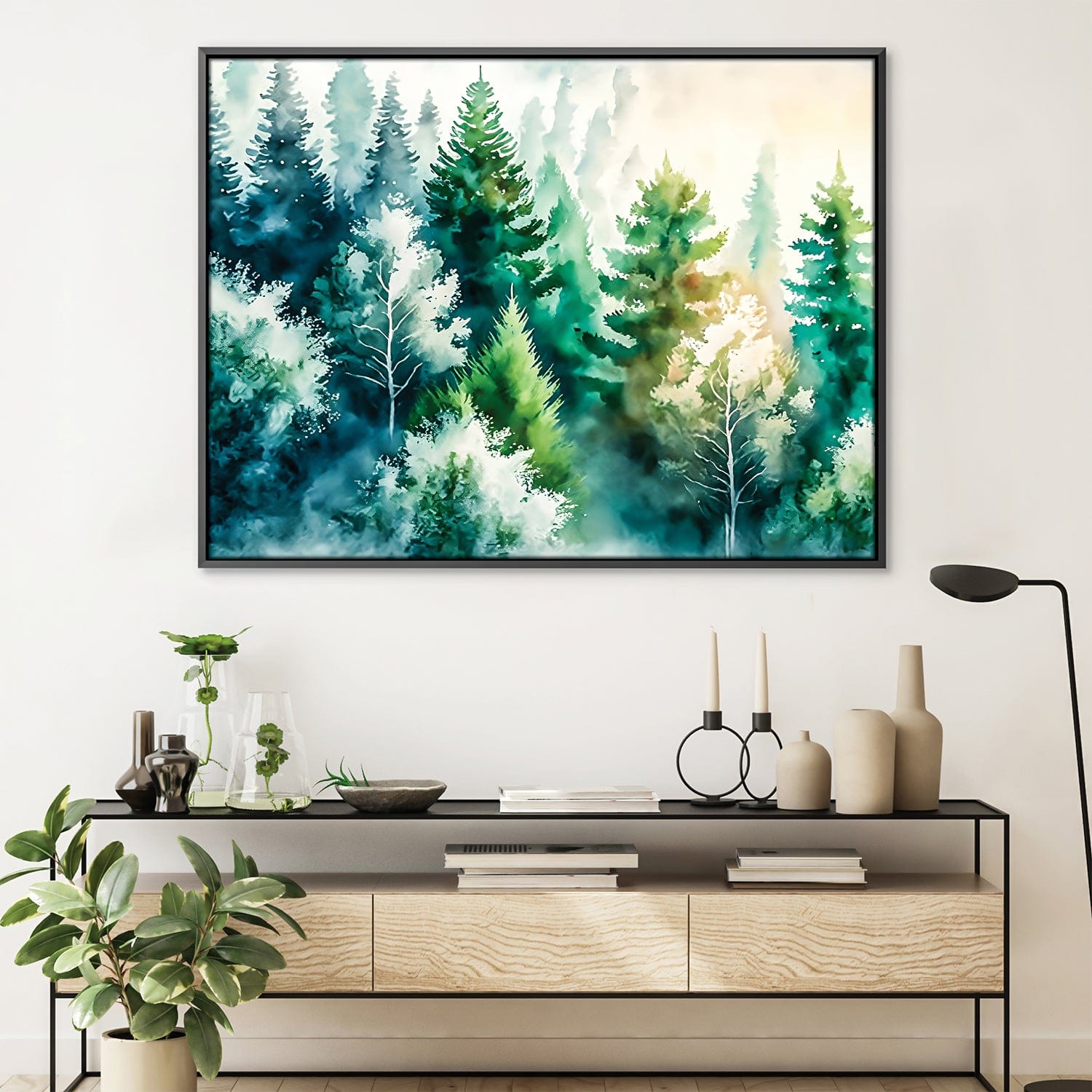 Forest Views Canvas – ClockCanvas