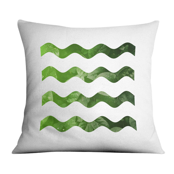 Wave Lengths B Cushion Cushion 45 x 45cm Clock Canvas