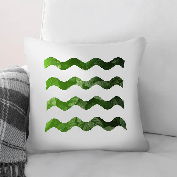 Wave Lengths B Cushion Cushion 45 x 45cm Clock Canvas