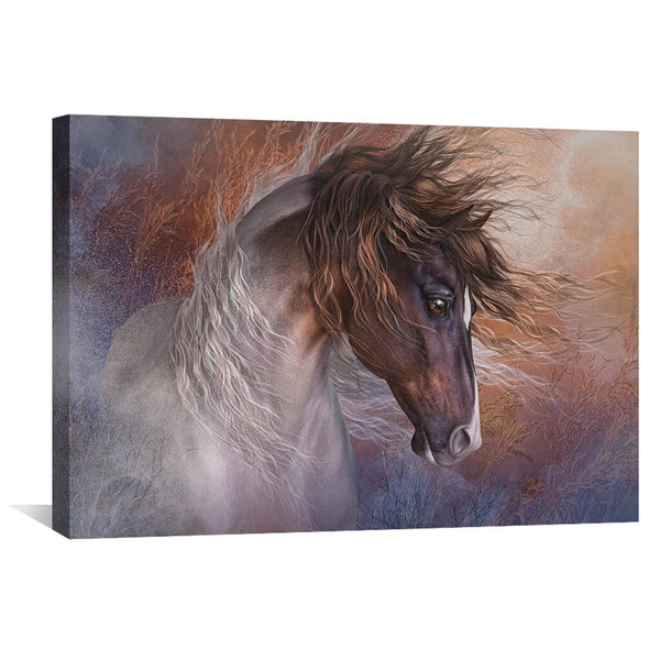 Windstalker Canvas Art 45 x 30cm / Unframed Canvas Print Clock Canvas