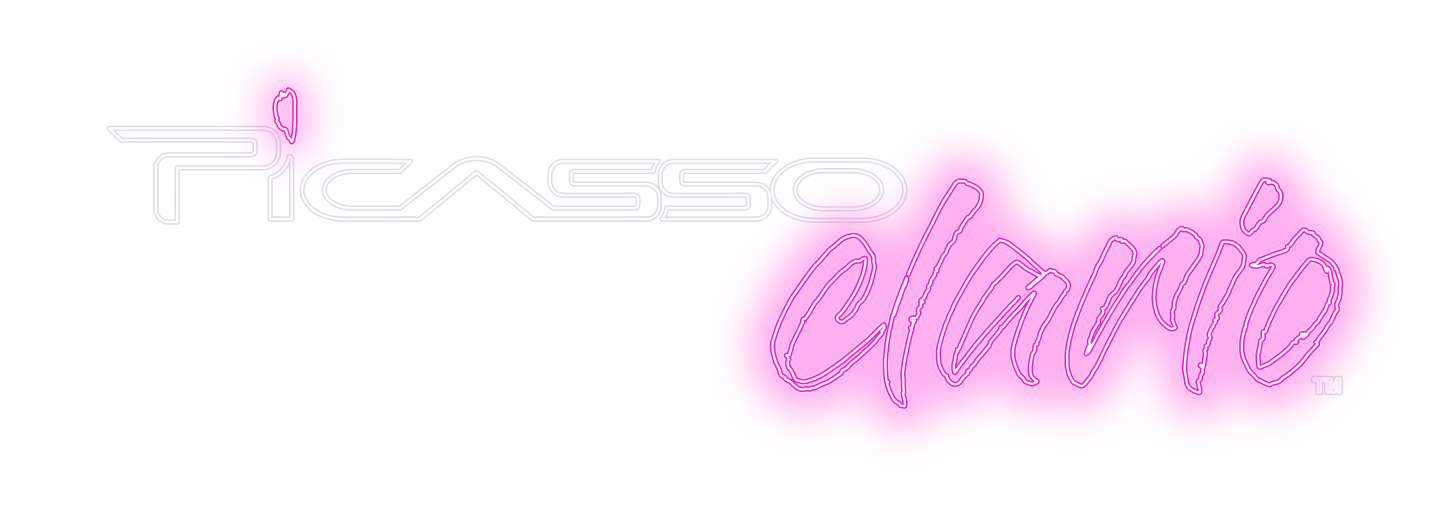 Picasso Clario - Neon Logo