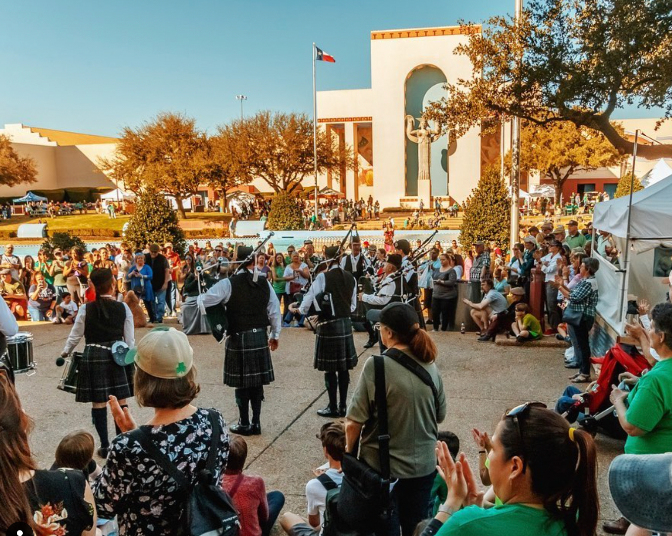 North Texas Irish Festival Crowds