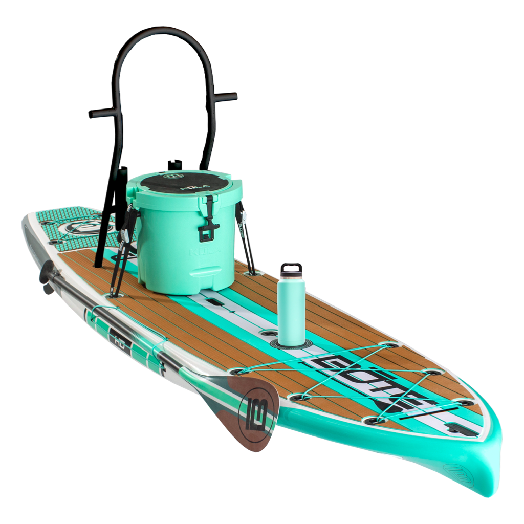 HD 106" Full Trax Seafoam Paddle Board Package