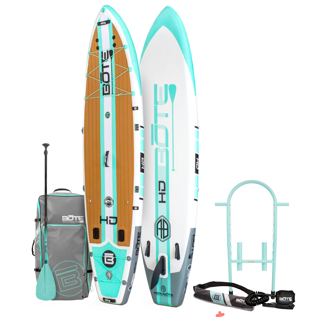 HD Aero 116" Full Trax Seafoam Inflatable Paddle Board Package