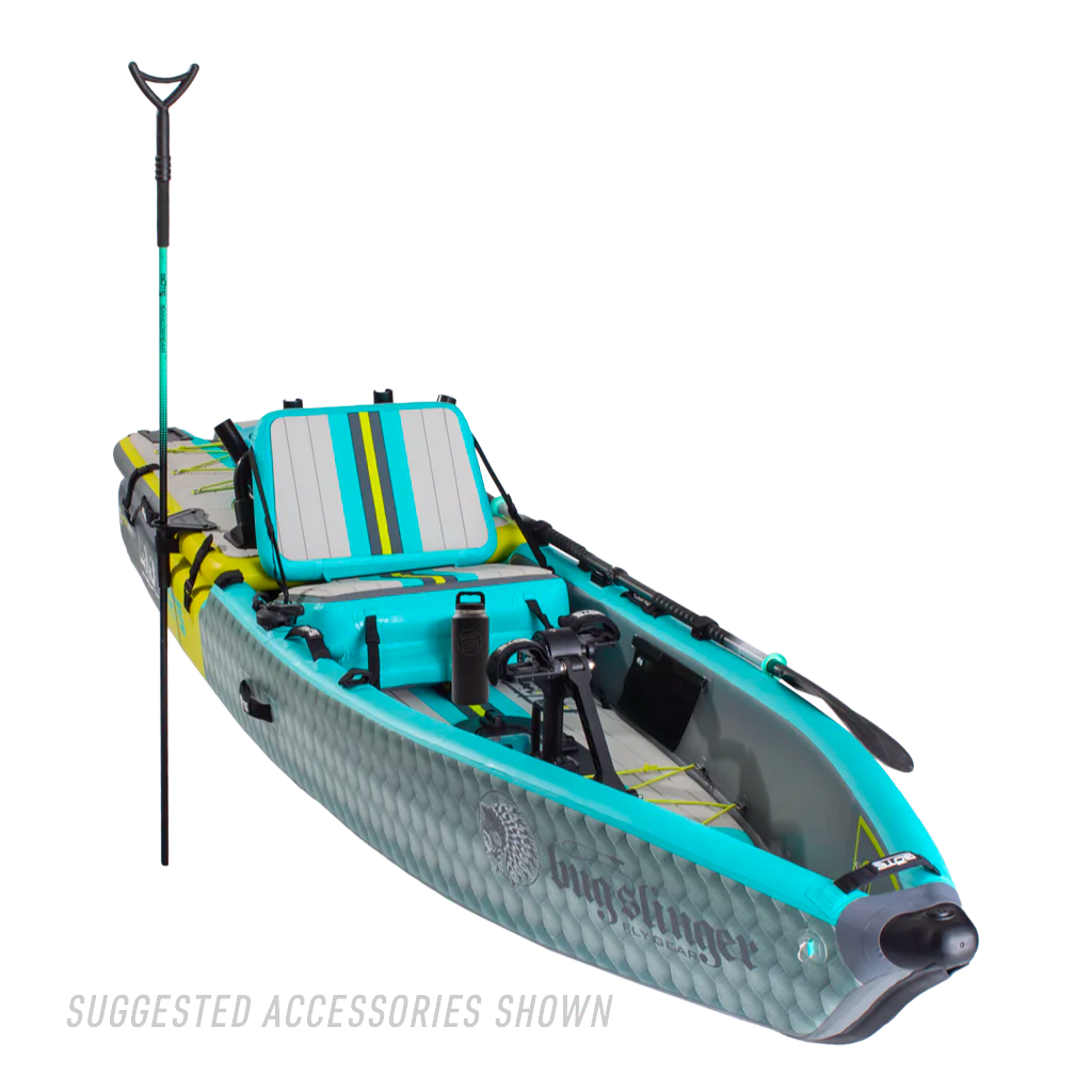 LONO Aero 126" Bug SlingerA(R) Silver King Inflatable Kayak Package