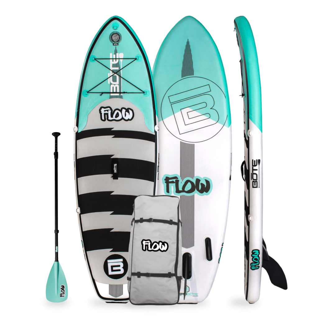 Flow Aero 8' Native Stripes Kids Inflatable Paddle Board | SUP | BOTE