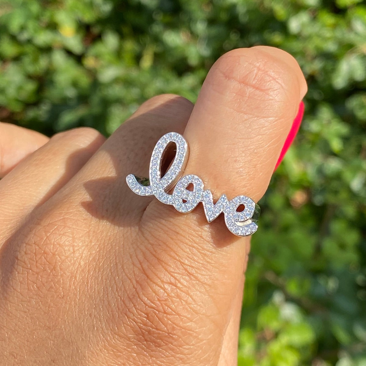 Image of +CRYSTAL LOVE RING