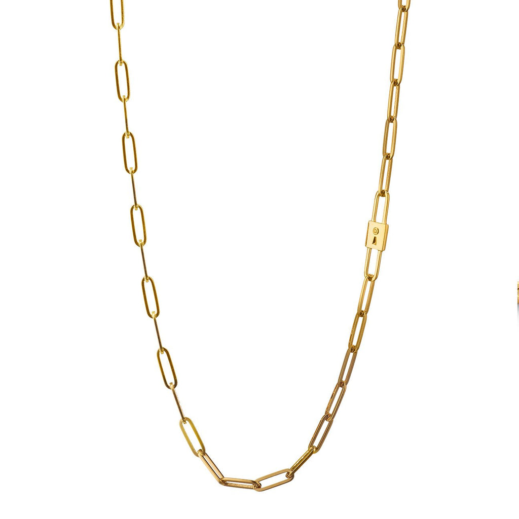 paperclip necklace cartier