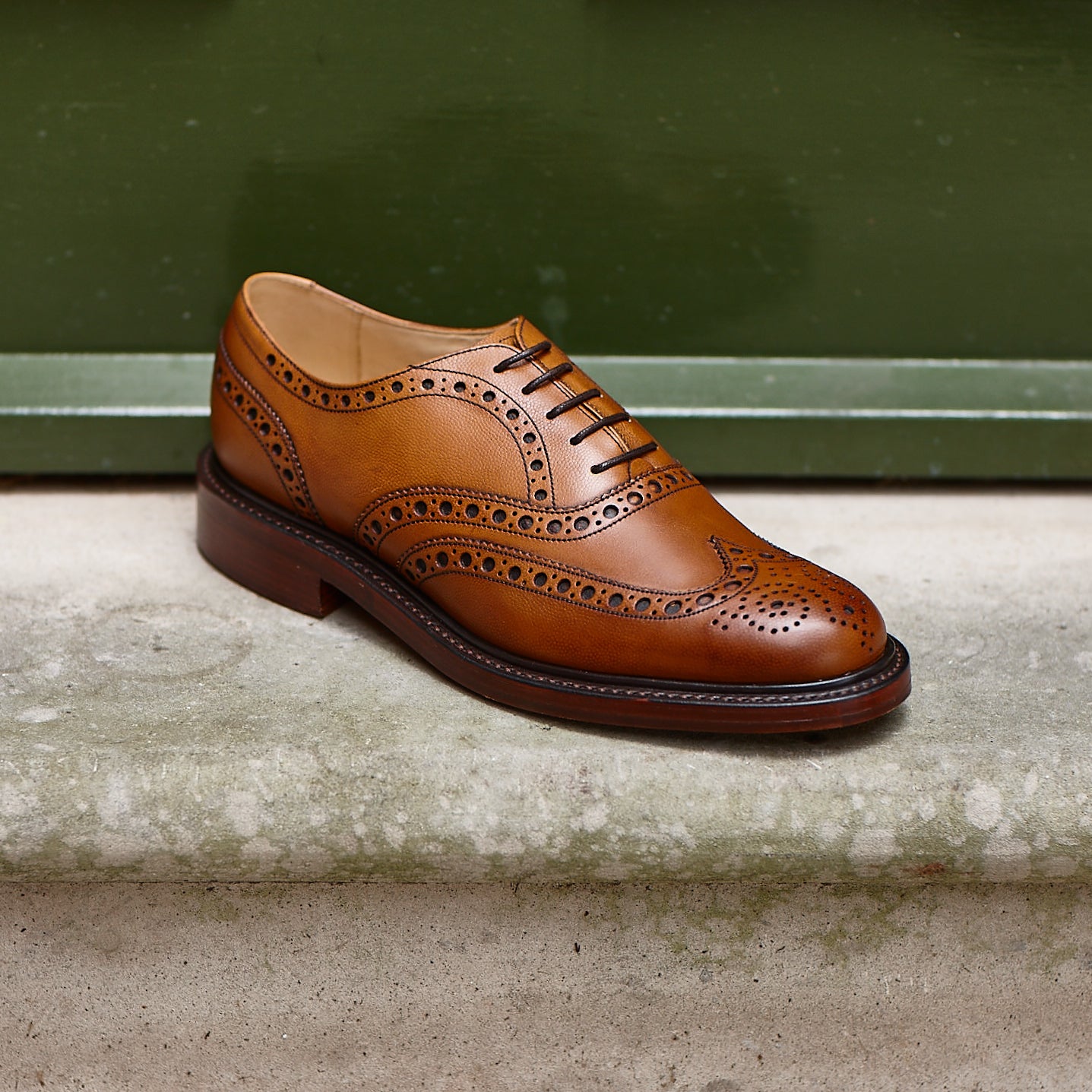 barker brown brogues