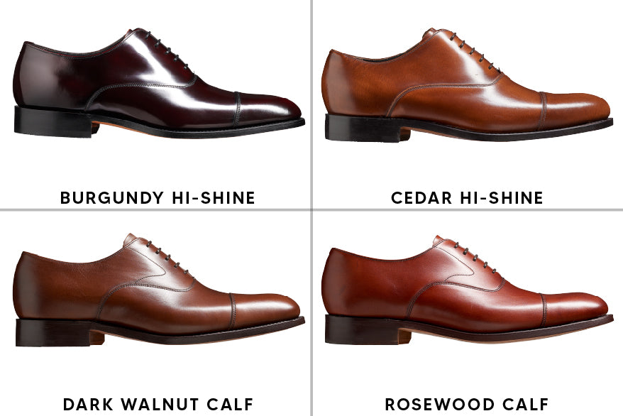 Shades Of Brown Leather Dress Shoes By Barker