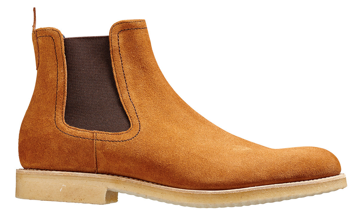 Freddie - Men's Suede Leather Chelsea Boots From Barker