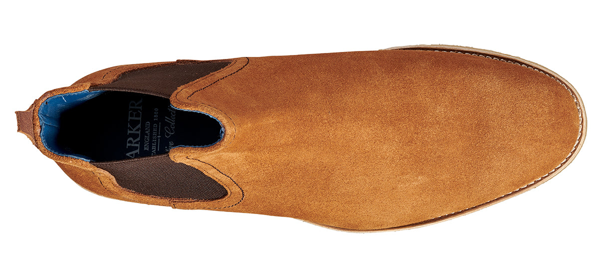 Freddie - Men's Suede Leather Chelsea Boots From Barker