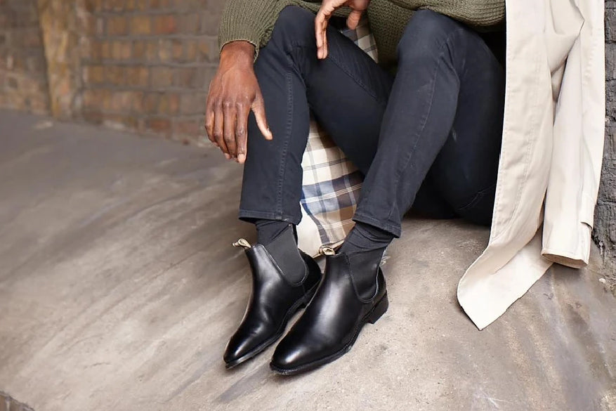 Mansfield - Men's Leather Black Chelsea Boot By Barker
