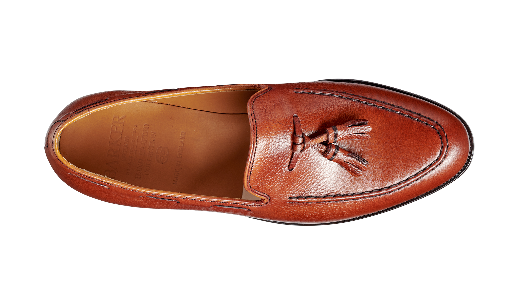 Newborough - Men's Handmade Leather Tassel Loafer By Barker