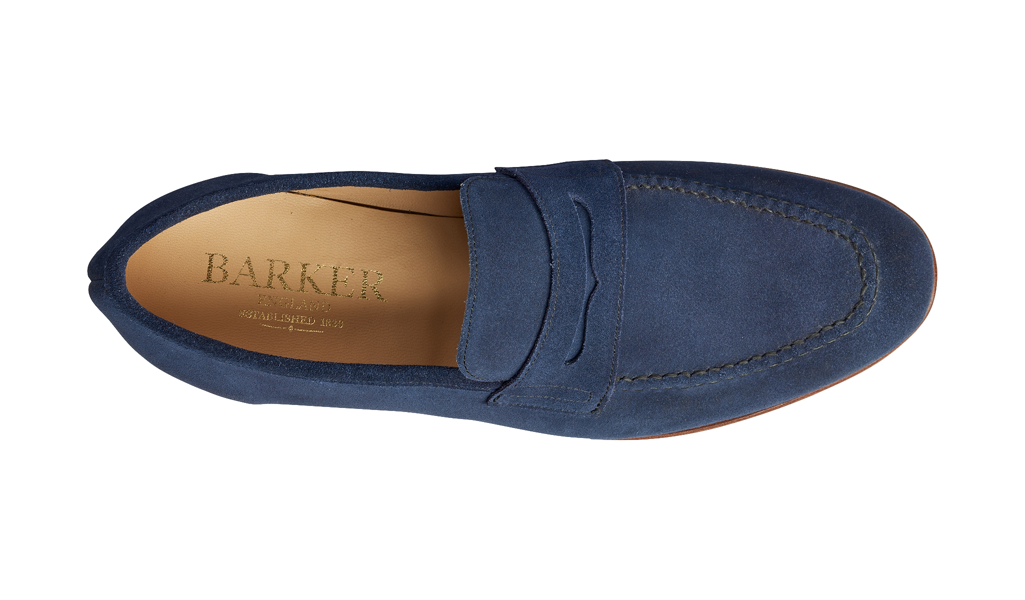 Blue Suede | Mens Loafer | Barker Shoes UK