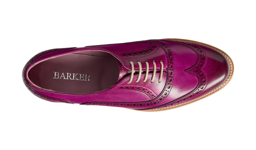 purple brogues womens