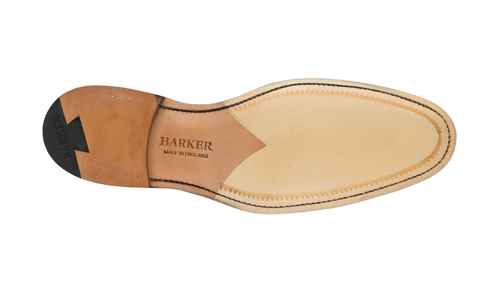 barker hand painted shoes