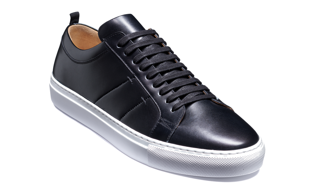 Greg - Black Calf White Sole | Barker Shoes UK