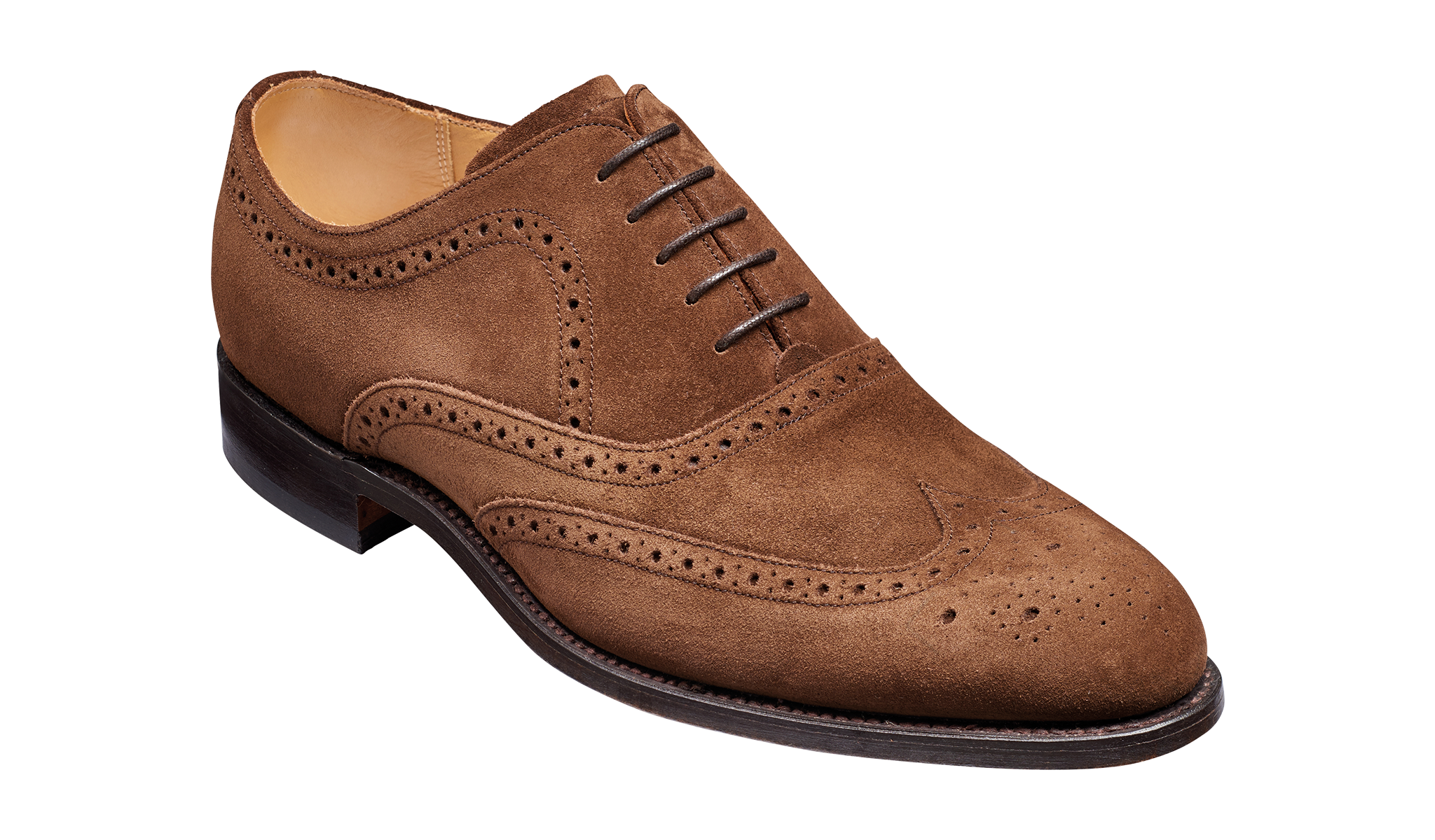 barker suede brogues