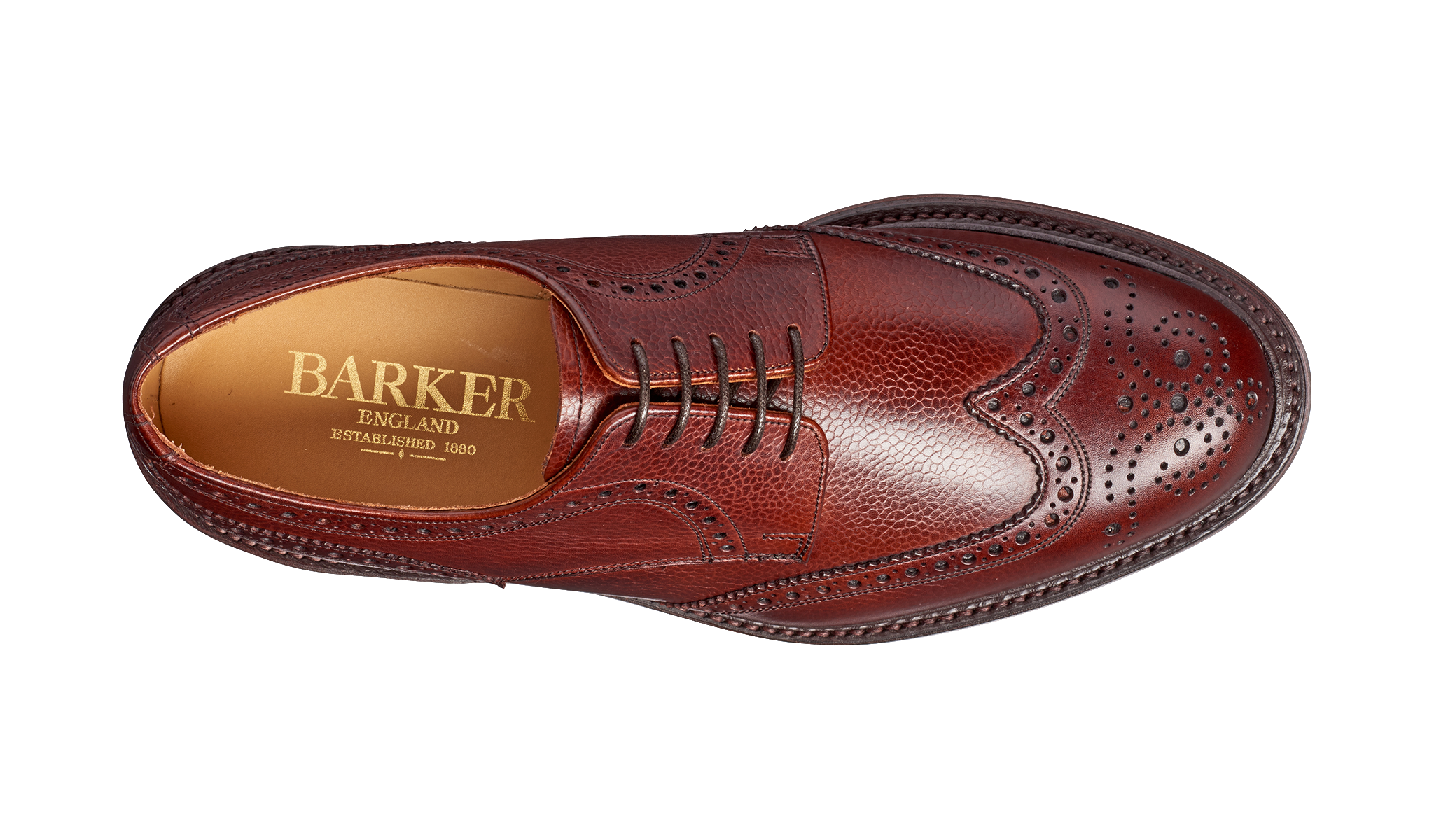 cherry brogues