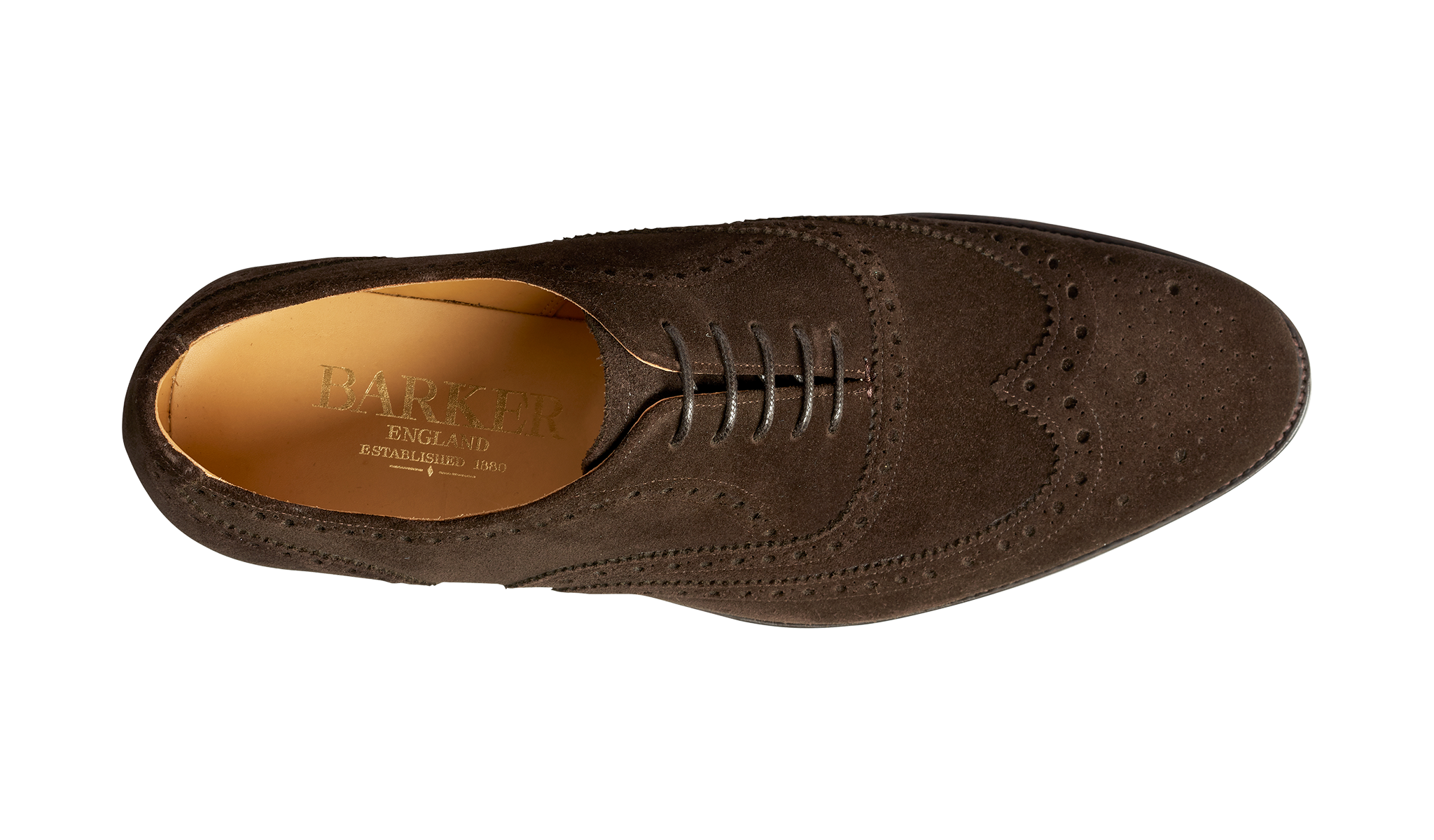 Malton - Burnt Oak Suede | Mens Oxford 