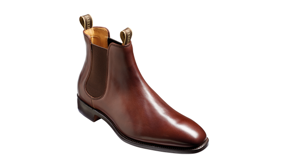 Donegal - Grain Leather Mens Boot Black | Barker Shoes UK