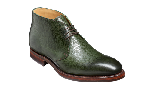 green leather boots uk