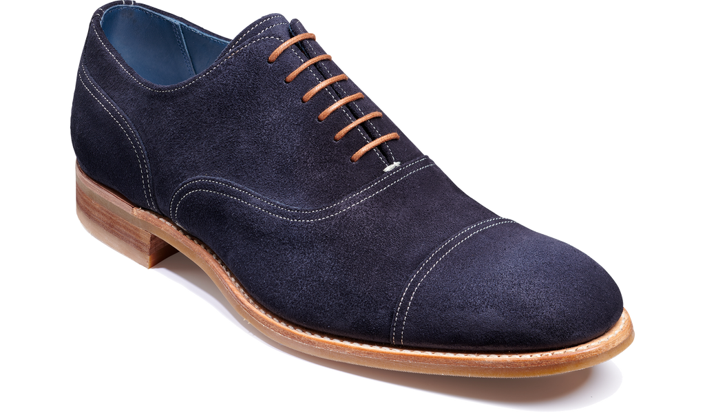 Pullman - Navy Suede | Barker Shoes UK