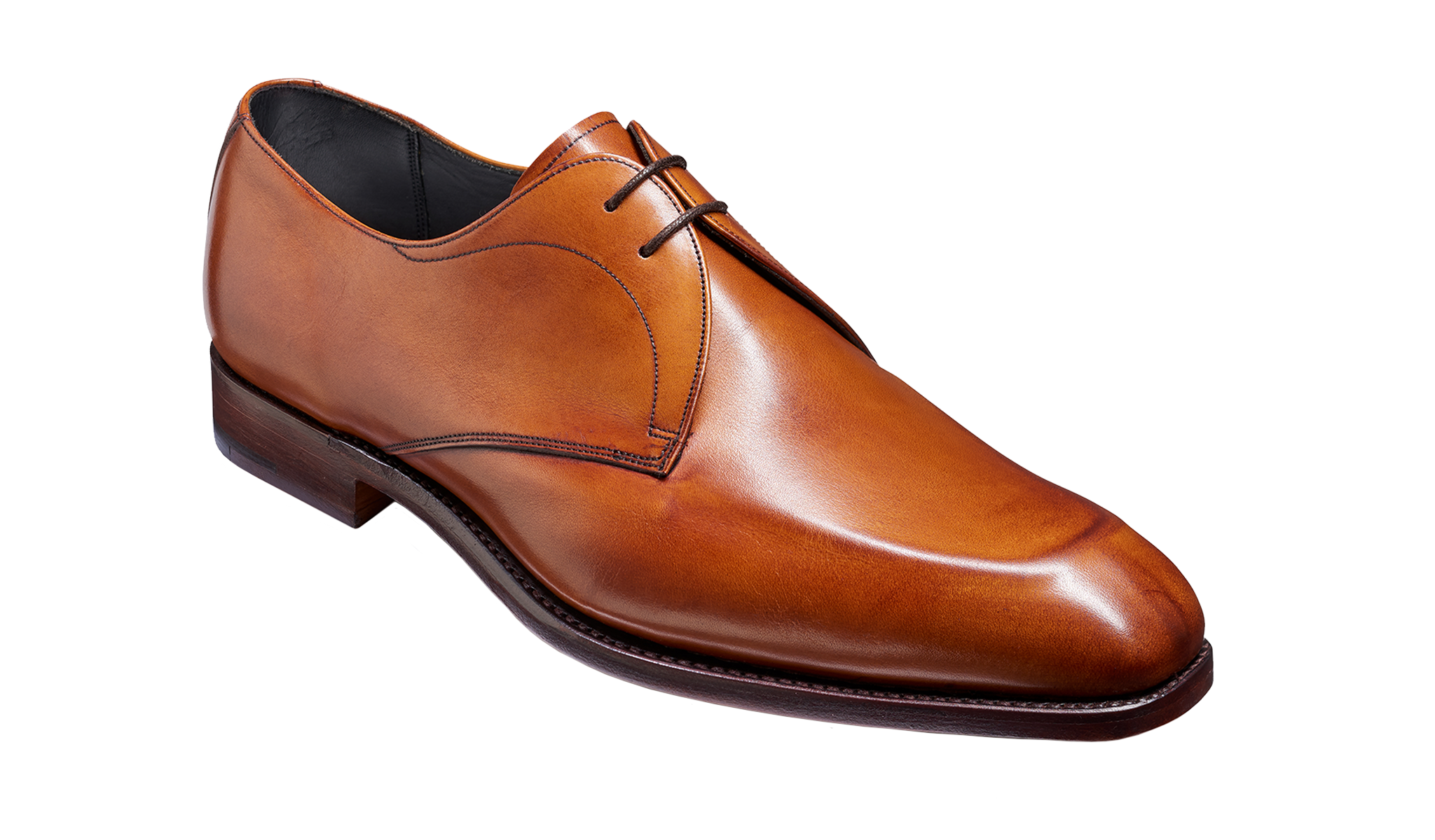 Purley - A men's brown derby shoes by Barker Shoes.