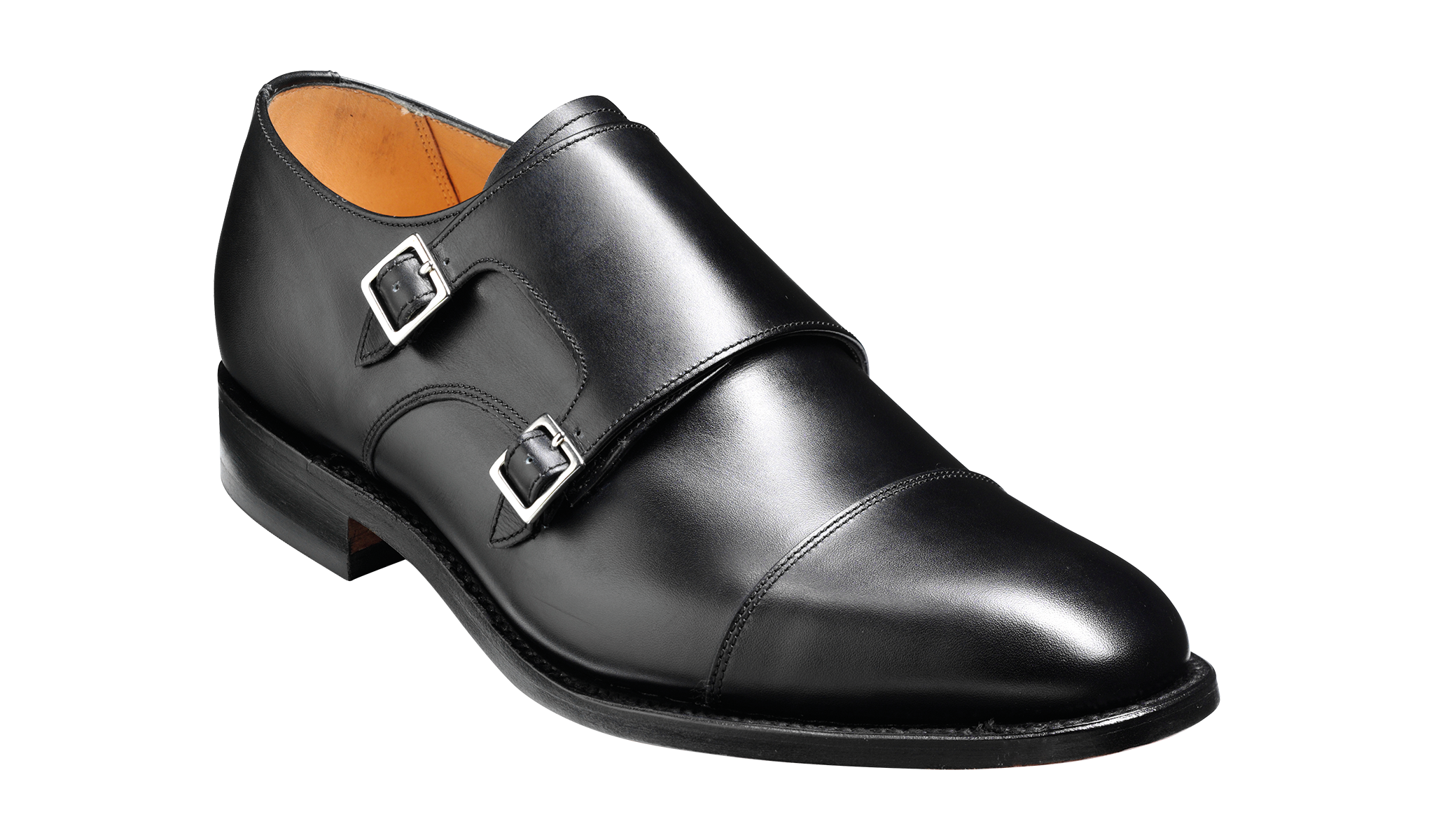 Tunstall - men's handmade Double Monk Strap Shoe by Barker