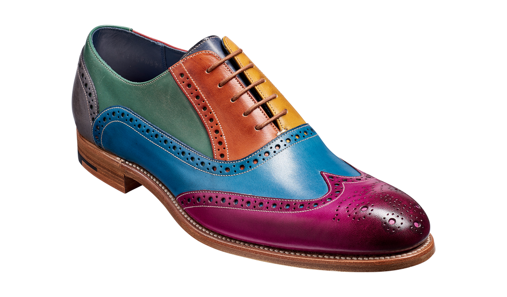 Valiant Multi - Multi Coloured | Mens Oxford Brogue | Barker Shoes UK