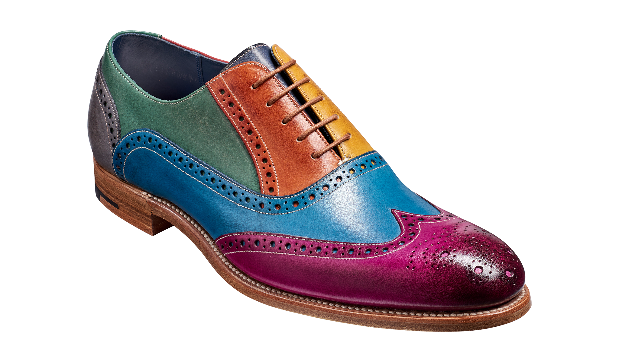 Valiant - Men's Multicolor Oxford Shoe By Barker