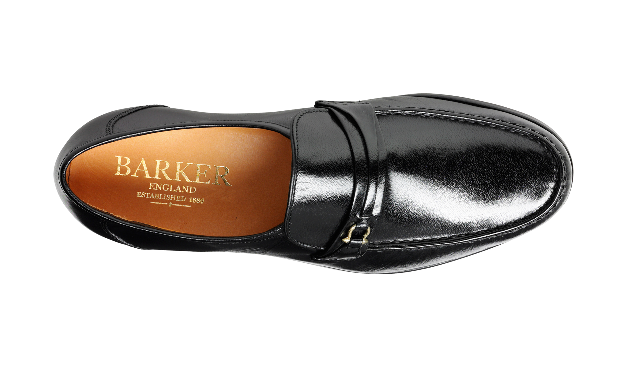 Wade - Black Kid | Mens Loafer | Barker Shoes UK