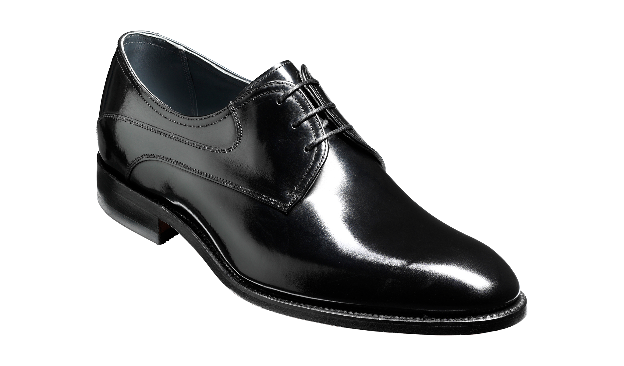 barker derby shoes black