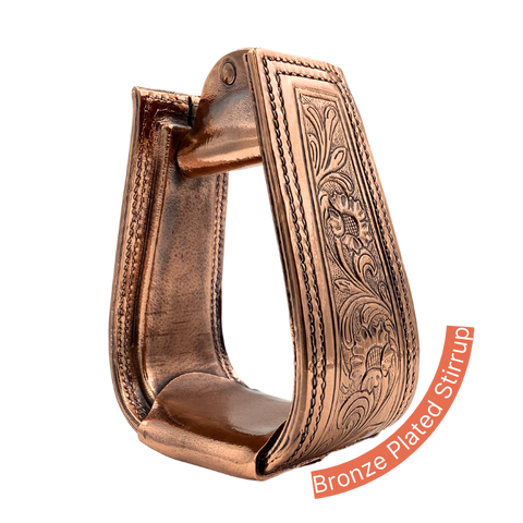 Bronze plated stirrup