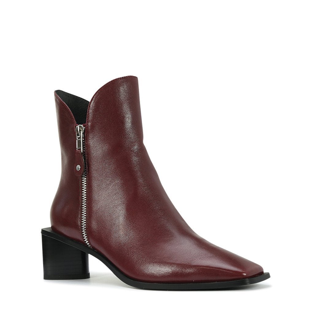 EOS Rocha | Women Ankle Boots | Feature Zip Soft Leather — EOS Footwear
