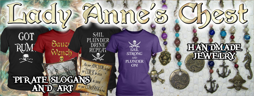 Lady Anne's Chest Pirate Slogans and Art