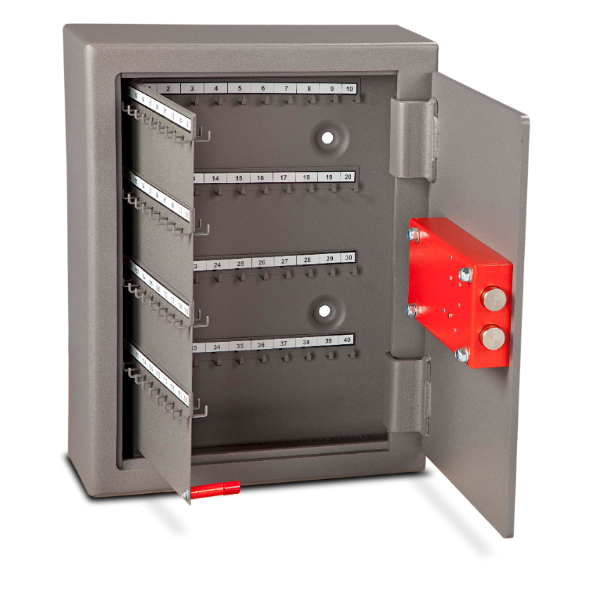Burton Key Cabinet Ce120 120 Key Hooks Powerful Safes